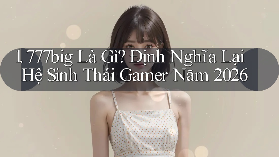 1. 777big Là Gì? Định Nghĩa Lại Hệ Sinh Thái Gamer Năm 2026
