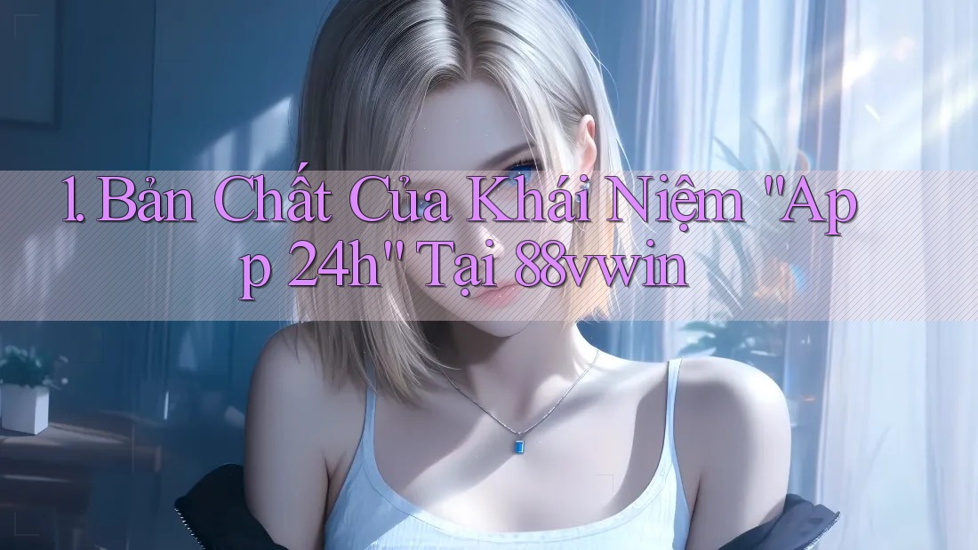 1. Bản Chất Của Khái Niệm “App 24h” Tại 88vwin 1. Bản Chất Của Khái Niệm “App 24h” Tại 88vwin