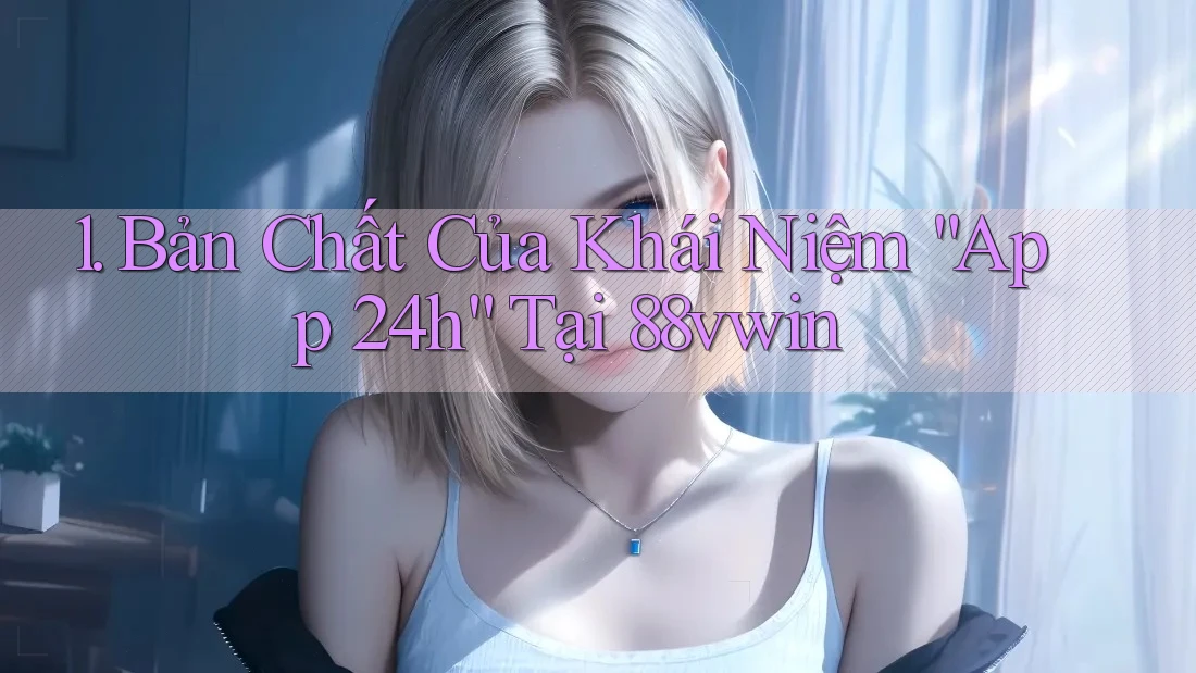 1. Bản Chất Của Khái Niệm “App 24h” Tại 88vwin