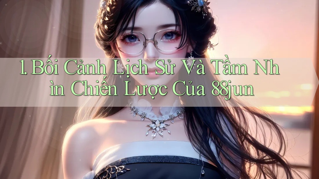 1. Bối Cảnh Lịch Sử Và Tầm Nhìn Chiến Lược Của 88jun