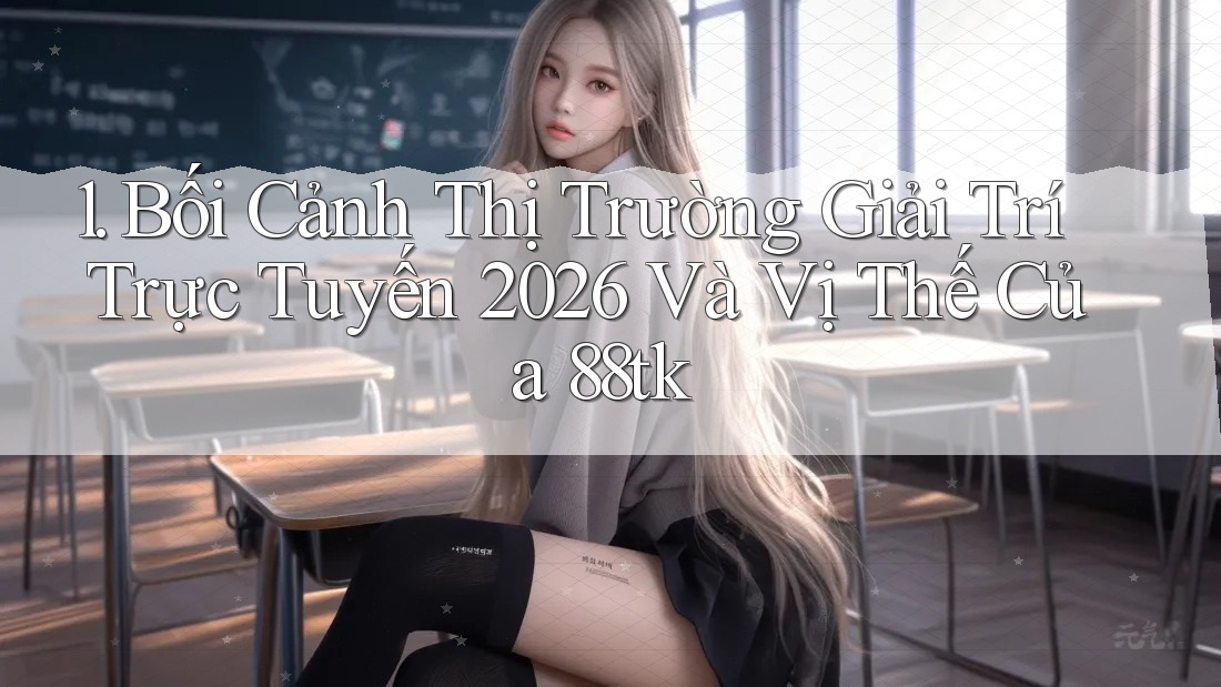 1. Bối Cảnh Thị Trường Giải Trí Trực Tuyến 2026 Và Vị Thế Của 88tk 1. Bối Cảnh Thị Trường Giải Trí Trực Tuyến 2026 Và Vị Thế Của 88tk