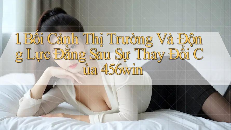 1. Bối Cảnh Thị Trường Và Động Lực Đằng Sau Sự Thay Đổi Của 456win