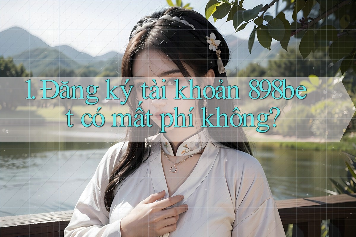 1. Đăng ký tài khoản 898bet có mất phí không?