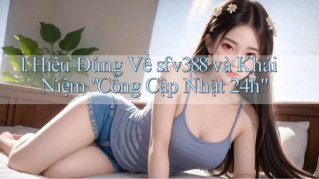1. Hiểu Đúng Về sfv388 và Khái Niệm “Cổng Cập Nhật 24h”
