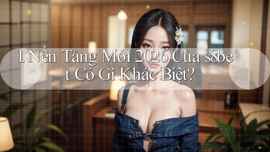 1. Nền Tảng Mới 2026 Của s8bet Có Gì Khác Biệt? 1. Nền Tảng Mới 2026 Của s8bet Có Gì Khác Biệt?