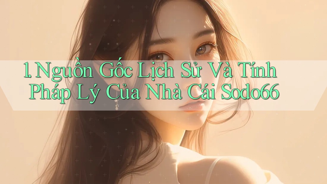 1. Nguồn Gốc Lịch Sử Và Tính Pháp Lý Của Nhà Cái Sodo66