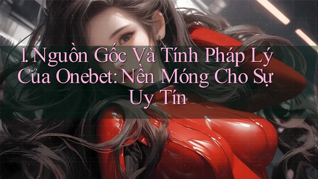 1. Nguồn Gốc Và Tính Pháp Lý Của Onebet: Nền Móng Cho Sự Uy Tín