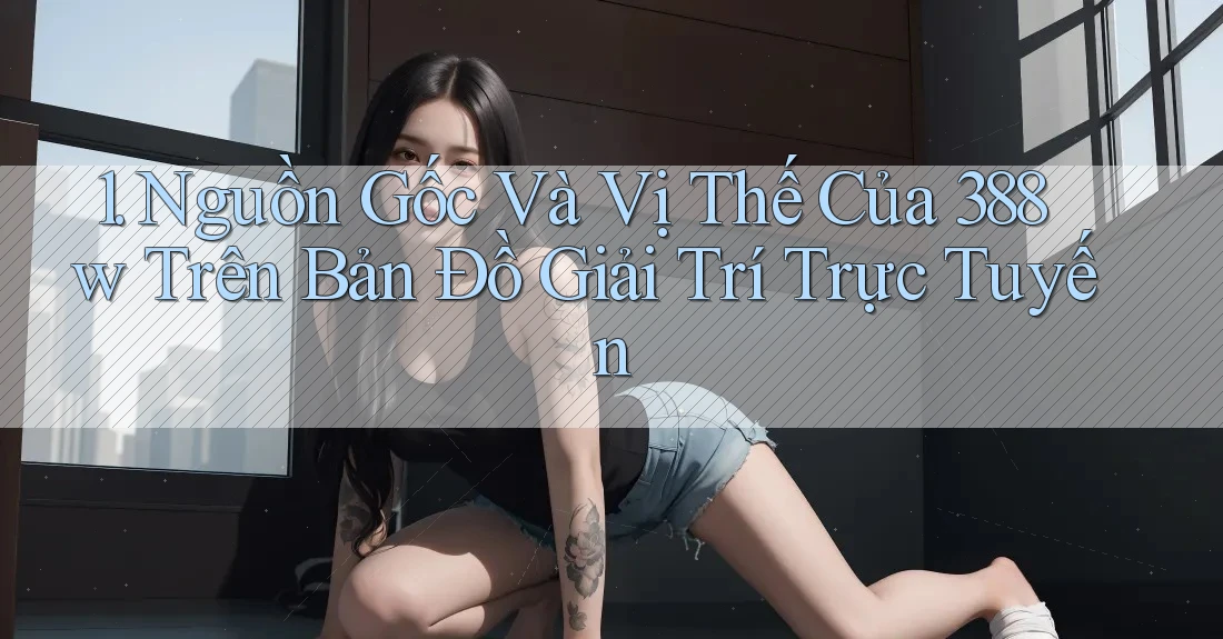 1. Nguồn Gốc Và Vị Thế Của 388w Trên Bản Đồ Giải Trí Trực Tuyến