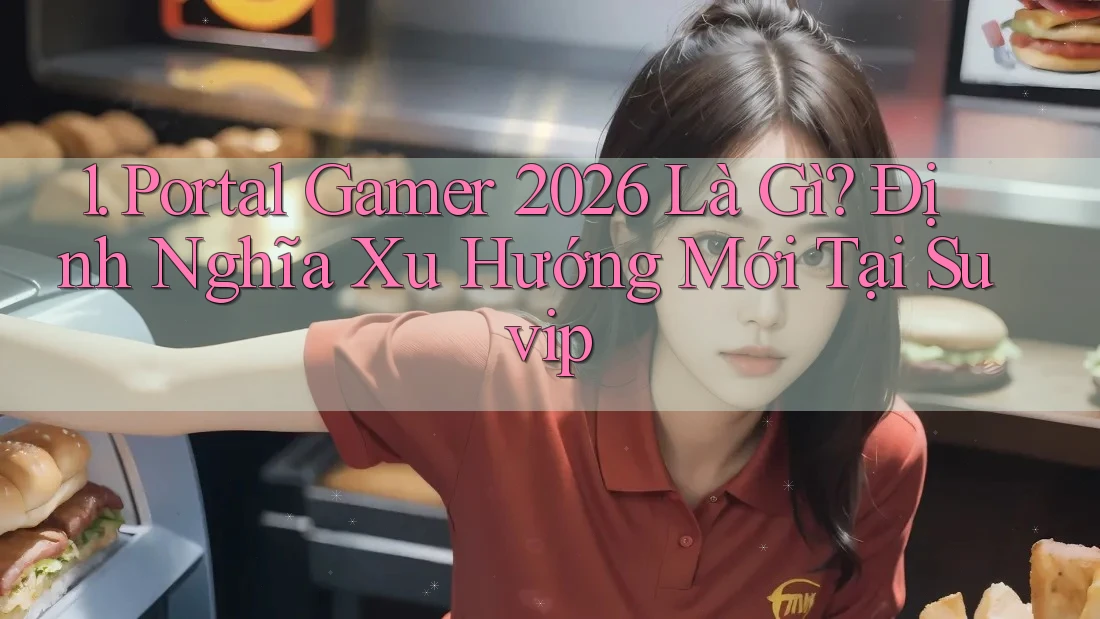 1. Portal Gamer 2026 Là Gì? Định Nghĩa Xu Hướng Mới Tại Suvip