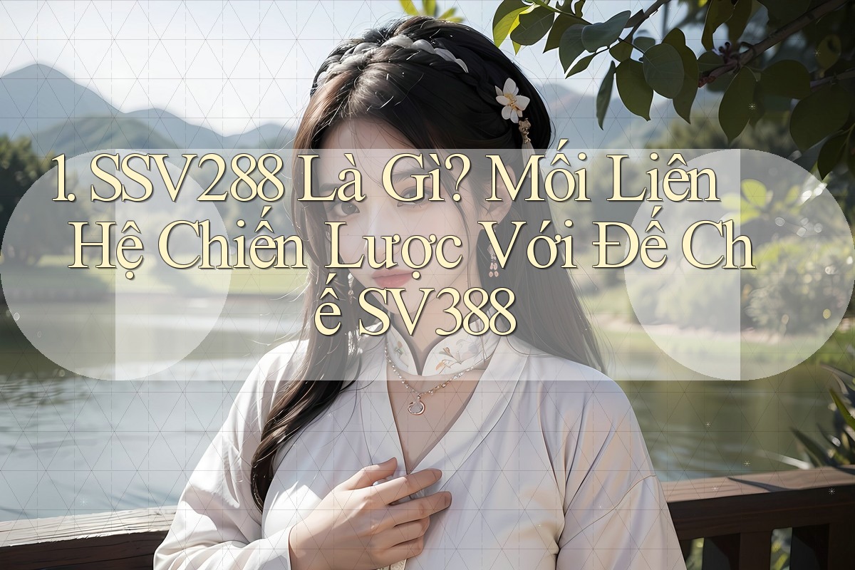 1. SSV288 Là Gì? Mối Liên Hệ Chiến Lược Với Đế Chế SV388 1. SSV288 Là Gì? Mối Liên Hệ Chiến Lược Với Đế Chế SV388