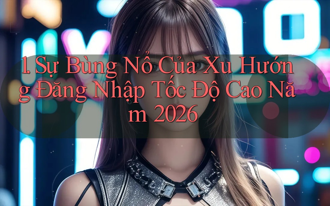 1. Sự Bùng Nổ Của Xu Hướng Đăng Nhập Tốc Độ Cao Năm 2026 1. Sự Bùng Nổ Của Xu Hướng Đăng Nhập Tốc Độ Cao Năm 2026