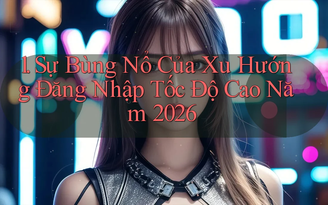 1. Sự Bùng Nổ Của Xu Hướng Đăng Nhập Tốc Độ Cao Năm 2026 1. Sự Bùng Nổ Của Xu Hướng Đăng Nhập Tốc Độ Cao Năm 2026