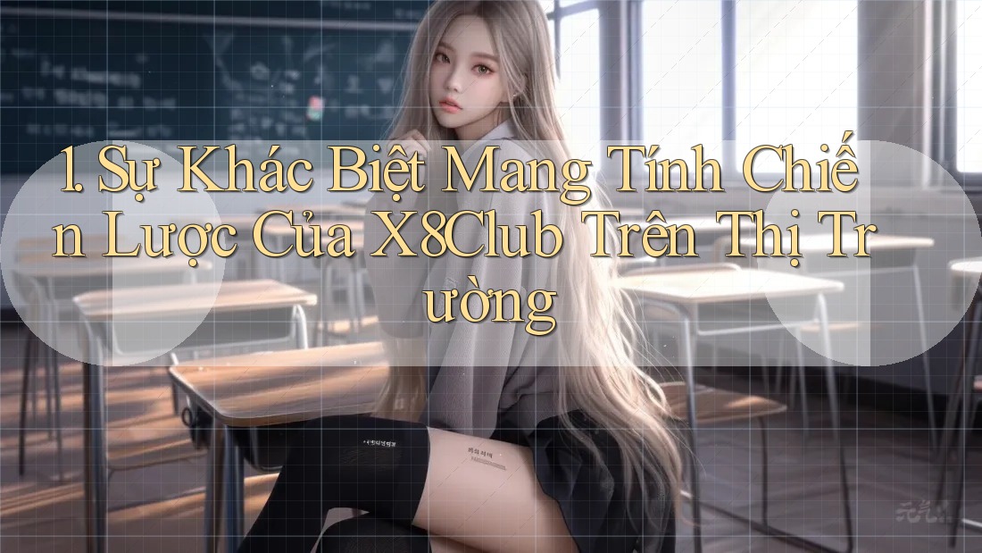 1. Sự Khác Biệt Mang Tính Chiến Lược Của X8Club Trên Thị Trường