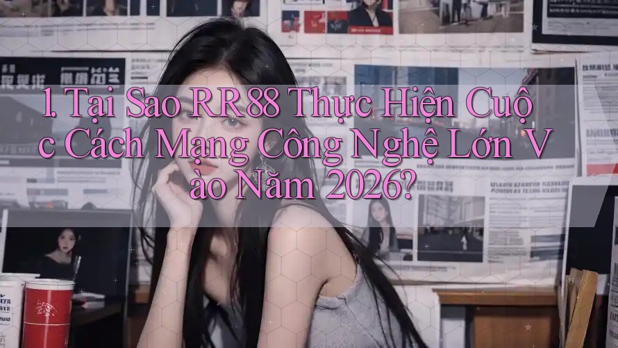 1. Tại Sao RR88 Thực Hiện Cuộc Cách Mạng Công Nghệ Lớn Vào Năm 2026? 1. Tại Sao RR88 Thực Hiện Cuộc Cách Mạng Công Nghệ Lớn Vào Năm 2026?