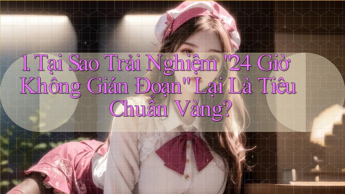 1. Tại Sao Trải Nghiệm “24 Giờ Không Gián Đoạn” Lại Là Tiêu Chuẩn Vàng? 1. Tại Sao Trải Nghiệm “24 Giờ Không Gián Đoạn” Lại Là Tiêu Chuẩn Vàng?