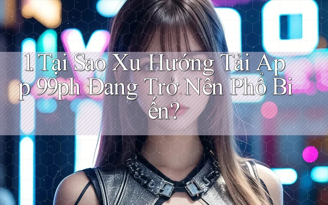 1. Tại Sao Xu Hướng Tải App 99ph Đang Trở Nên Phổ Biến? 1. Tại Sao Xu Hướng Tải App 99ph Đang Trở Nên Phổ Biến?
