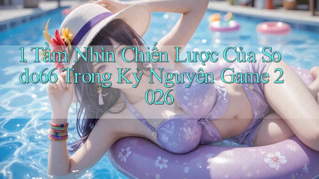 1. Tầm Nhìn Chiến Lược Của Sodo66 Trong Kỷ Nguyên Game 2026 1. Tầm Nhìn Chiến Lược Của Sodo66 Trong Kỷ Nguyên Game 2026