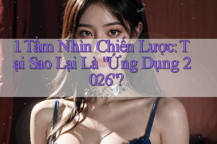 1. Tầm Nhìn Chiến Lược: Tại Sao Lại Là “Ứng Dụng 2026”? 1. Tầm Nhìn Chiến Lược: Tại Sao Lại Là “Ứng Dụng 2026”?