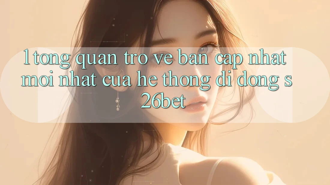 1. Tổng Quan Trở về Bản Cập Nhật Mới nhất Của Hệ thống di động S26bet