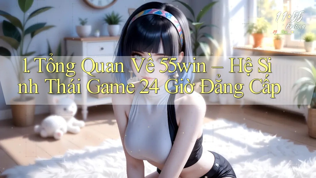 1. Tổng Quan Về 55win – Hệ Sinh Thái Game 24 Giờ Đẳng Cấp