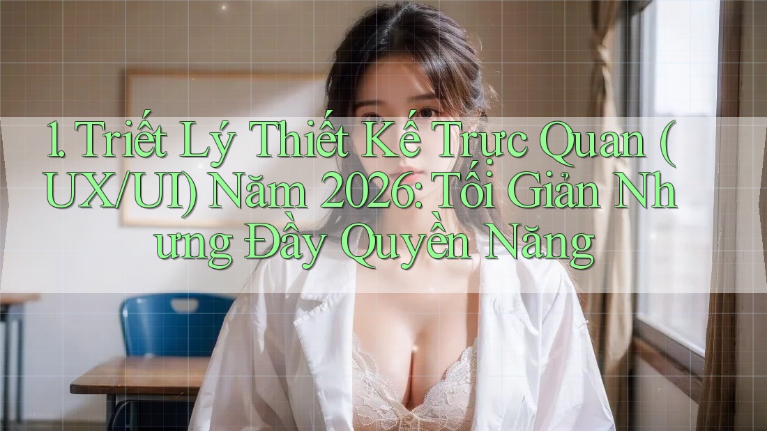 1. Triết Lý Thiết Kế Trực Quan (UX/UI) Năm 2026: Tối Giản Nhưng Đầy Quyền Năng 1. Triết Lý Thiết Kế Trực Quan (UX/UI) Năm 2026: Tối Giản Nhưng Đầy Quyền Năng