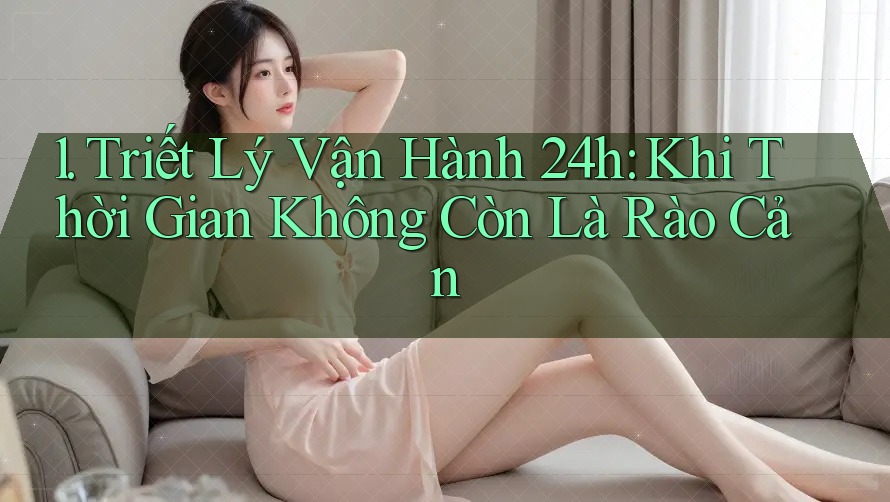 1. Triết Lý Vận Hành 24h: Khi Thời Gian Không Còn Là Rào Cản 1. Triết Lý Vận Hành 24h: Khi Thời Gian Không Còn Là Rào Cản