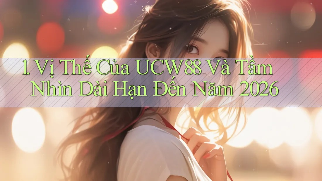 1. Vị Thế Của UCW88 Và Tầm Nhìn Dài Hạn Đến Năm 2026 1. Vị Thế Của UCW88 Và Tầm Nhìn Dài Hạn Đến Năm 2026