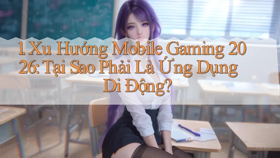 1. Xu Hướng Mobile Gaming 2026: Tại Sao Phải Là Ứng Dụng Di Động? 1. Xu Hướng Mobile Gaming 2026: Tại Sao Phải Là Ứng Dụng Di Động?