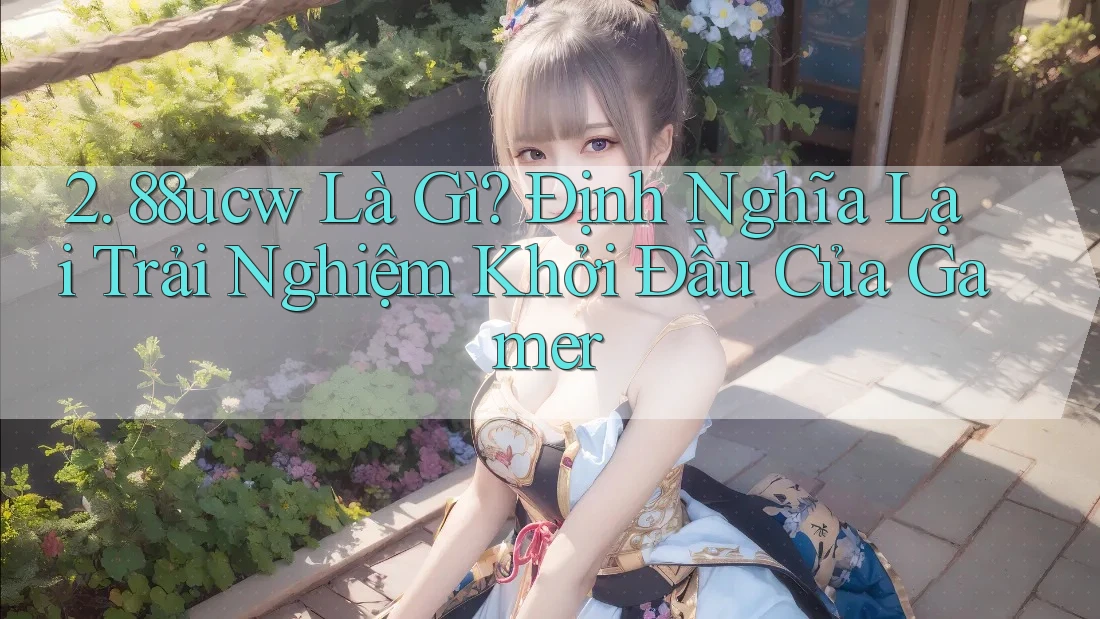 2. 88ucw Là Gì? Định Nghĩa Lại Trải Nghiệm Khởi Đầu Của Gamer