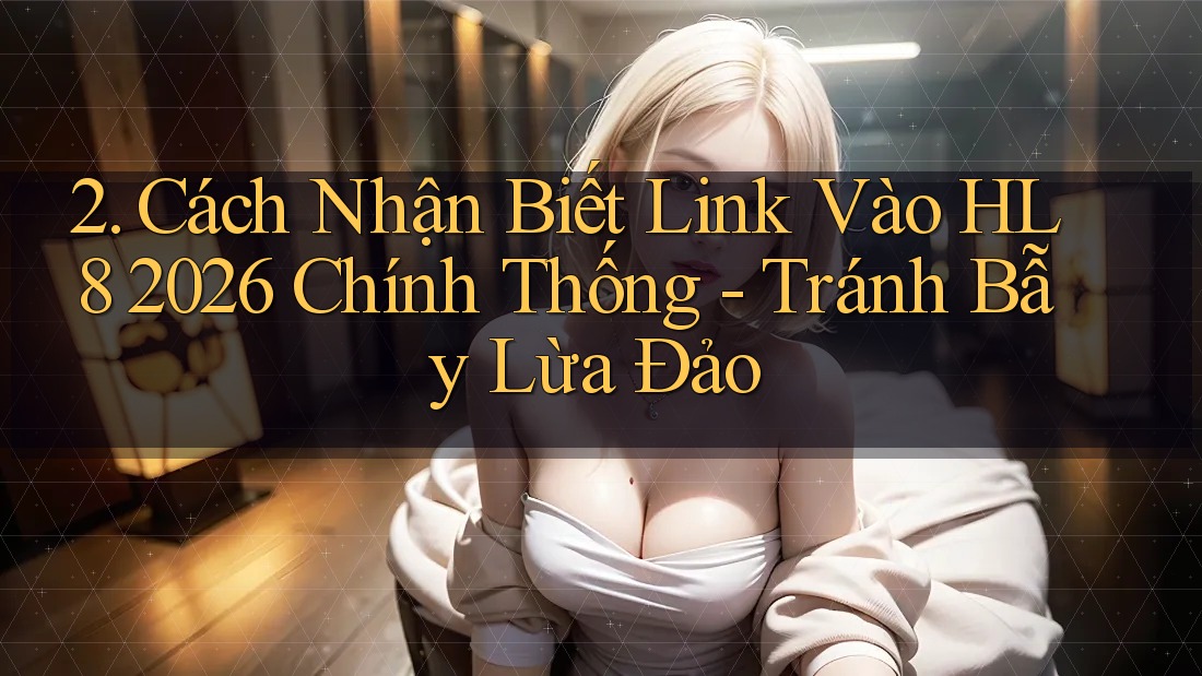2. Cách Nhận Biết Link Vào HL8 2026 Chính Thống - Tránh Bẫy Lừa Đảo 2. Cách Nhận Biết Link Vào HL8 2026 Chính Thống - Tránh Bẫy Lừa Đảo