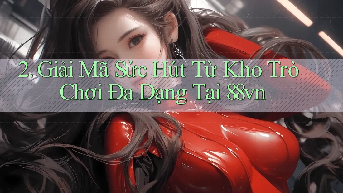 2. Giải Mã Sức Hút Từ Kho Trò Chơi Đa Dạng Tại 88vn 2. Giải Mã Sức Hút Từ Kho Trò Chơi Đa Dạng Tại 88vn