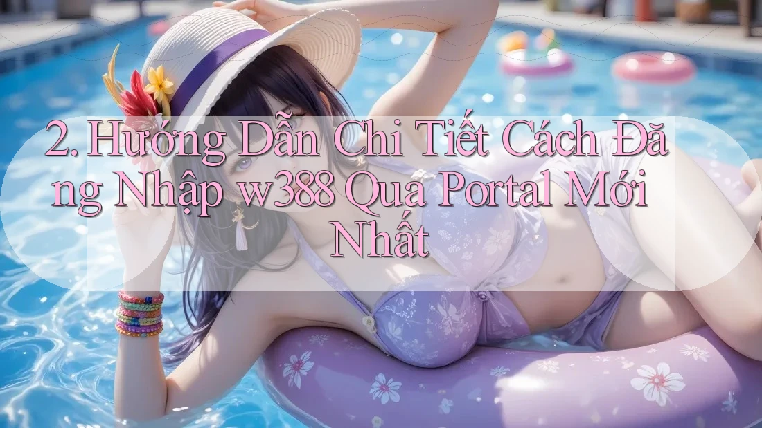 2. Hướng Dẫn Chi Tiết Cách Đăng Nhập w388 Qua Portal Mới Nhất