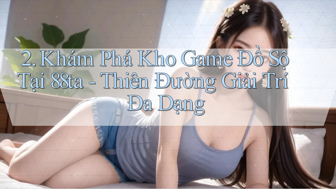 2. Khám Phá Kho Game Đồ Sộ Tại 88ta - Thiên Đường Giải Trí Đa Dạng