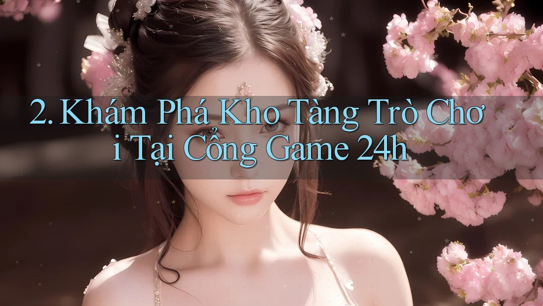 2. Khám Phá Kho Tàng Trò Chơi Tại Cổng Game 24h