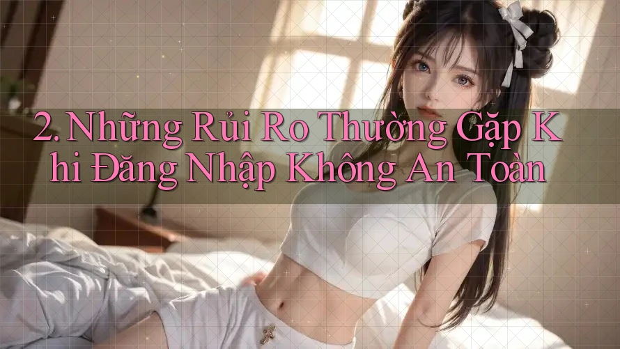 2. Những Rủi Ro Thường Gặp Khi Đăng Nhập Không An Toàn 2. Những Rủi Ro Thường Gặp Khi Đăng Nhập Không An Toàn