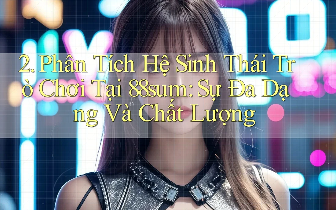 2. Phân Tích Hệ Sinh Thái Trò Chơi Tại 88sum: Sự Đa Dạng Và Chất Lượng 2. Phân Tích Hệ Sinh Thái Trò Chơi Tại 88sum: Sự Đa Dạng Và Chất Lượng