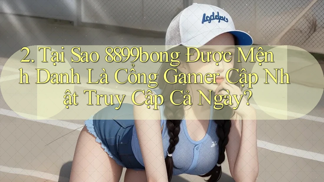 2. Tại Sao 8899bong Được Mệnh Danh Là Cổng Gamer Cập Nhật Truy Cập Cả Ngày? 2. Tại Sao 8899bong Được Mệnh Danh Là Cổng Gamer Cập Nhật Truy Cập Cả Ngày?