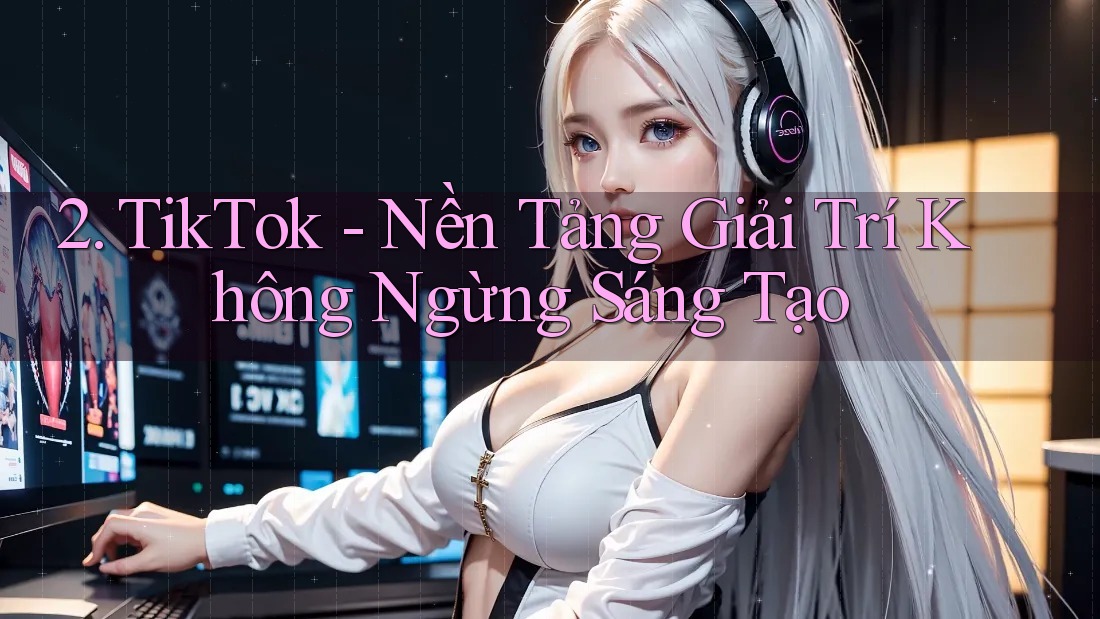 2. TikTok - Nền Tảng Giải Trí Không Ngừng Sáng Tạo