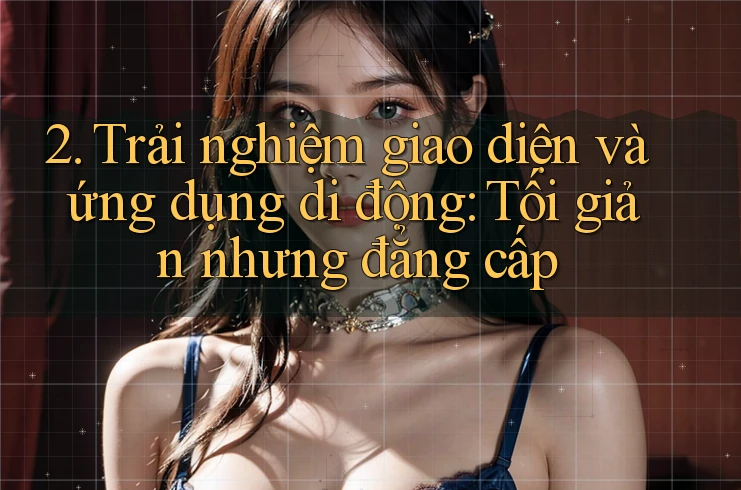 2. Trải nghiệm giao diện và ứng dụng di động: Tối giản nhưng đẳng cấp