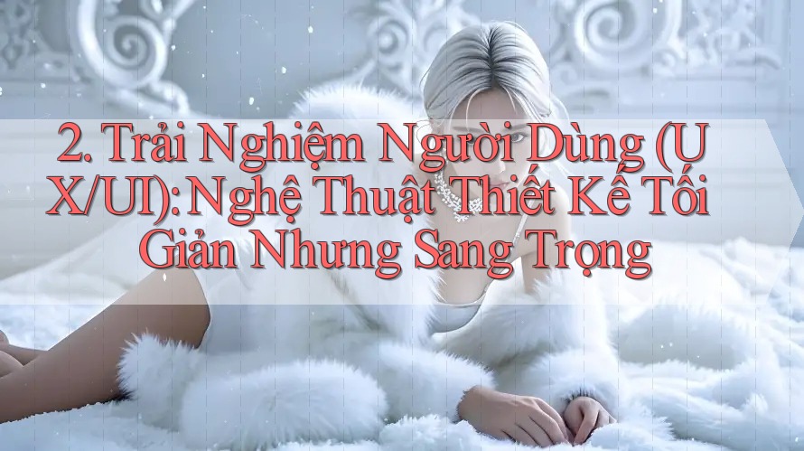 2. Trải Nghiệm Người Dùng (UX/UI): Nghệ Thuật Thiết Kế Tối Giản Nhưng Sang Trọng 2. Trải Nghiệm Người Dùng (UX/UI): Nghệ Thuật Thiết Kế Tối Giản Nhưng Sang Trọng