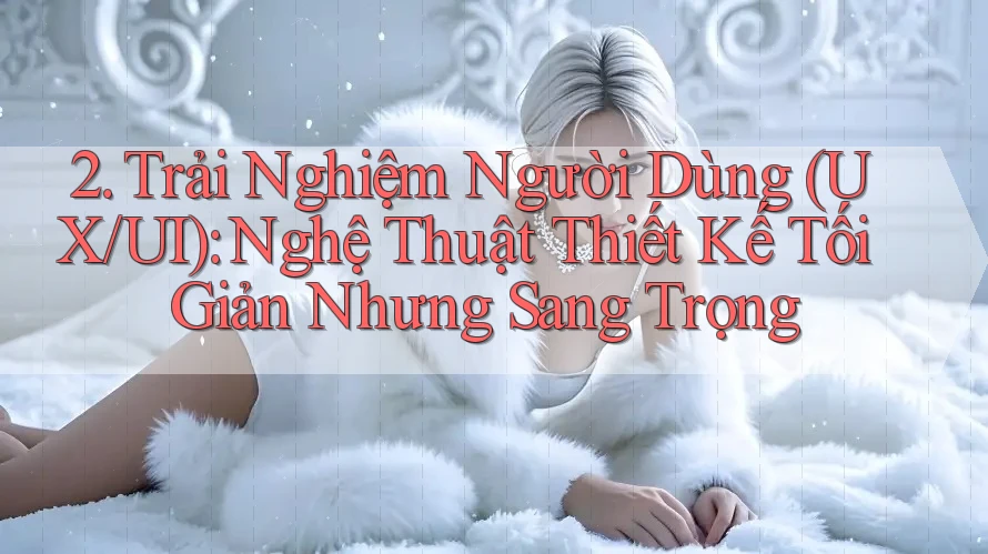 2. Trải Nghiệm Người Dùng (UX/UI): Nghệ Thuật Thiết Kế Tối Giản Nhưng Sang Trọng 2. Trải Nghiệm Người Dùng (UX/UI): Nghệ Thuật Thiết Kế Tối Giản Nhưng Sang Trọng