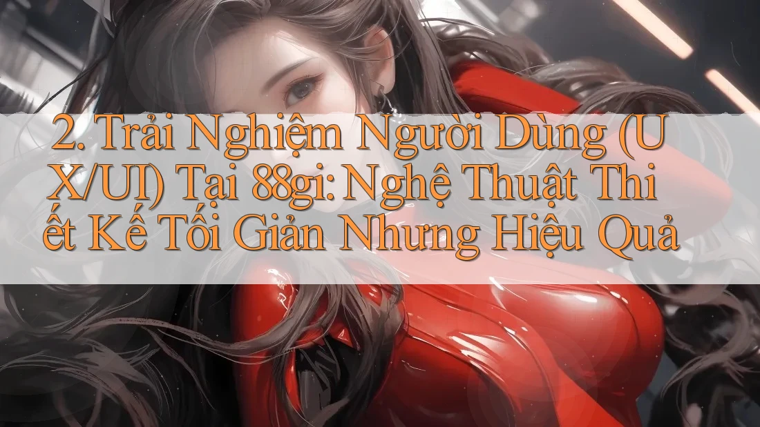 2. Trải Nghiệm Người Dùng (UX/UI) Tại 88gi: Nghệ Thuật Thiết Kế Tối Giản Nhưng Hiệu Quả