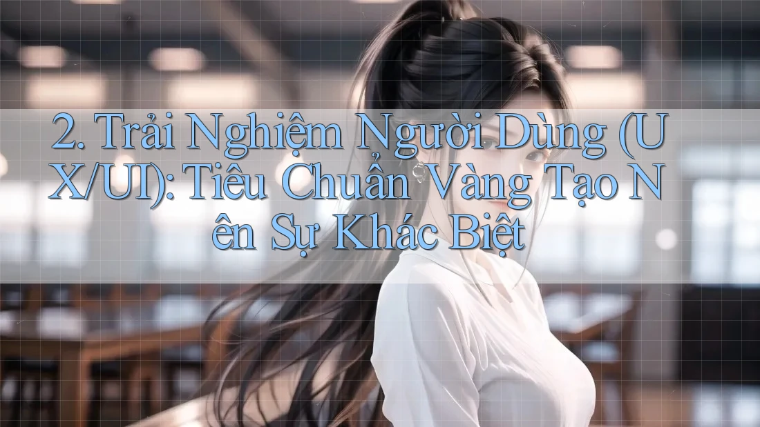 2. Trải Nghiệm Người Dùng (UX/UI): Tiêu Chuẩn Vàng Tạo Nên Sự Khác Biệt