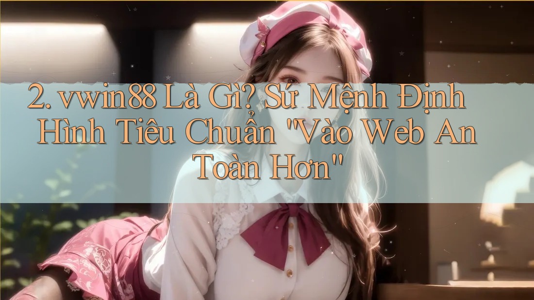 2. vwin88 Là Gì? Sứ Mệnh Định Hình Tiêu Chuẩn “Vào Web An Toàn Hơn” 2. vwin88 Là Gì? Sứ Mệnh Định Hình Tiêu Chuẩn “Vào Web An Toàn Hơn”