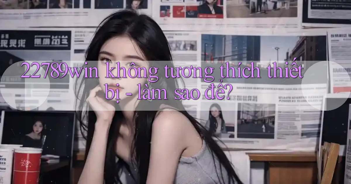 22789win không tương thích thiết bị   làm sao để