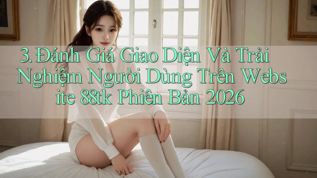 3. Đánh Giá Giao Diện Và Trải Nghiệm Người Dùng Trên Website 88tk Phiên Bản 2026 3. Đánh Giá Giao Diện Và Trải Nghiệm Người Dùng Trên Website 88tk Phiên Bản 2026