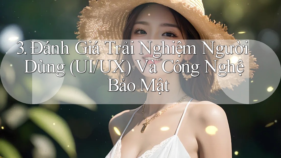 3. Đánh Giá Trải Nghiệm Người Dùng (UI/UX) Và Công Nghệ Bảo Mật