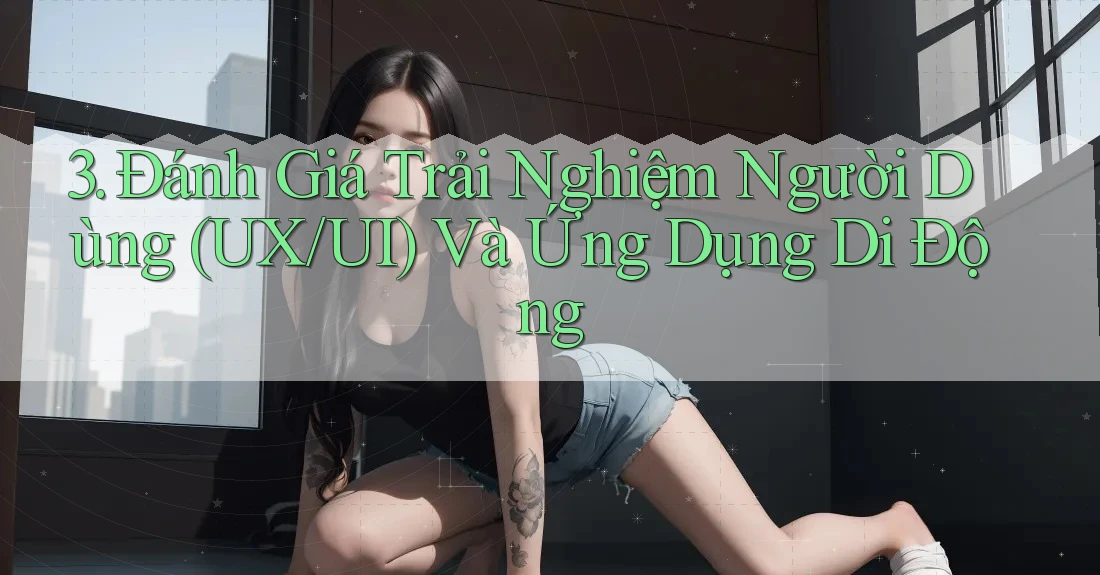 3. Đánh Giá Trải Nghiệm Người Dùng (UX/UI) Và Ứng Dụng Di Động 3. Đánh Giá Trải Nghiệm Người Dùng (UX/UI) Và Ứng Dụng Di Động