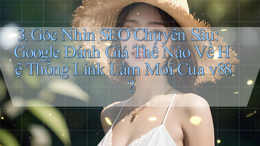 3. Góc Nhìn SEO Chuyên Sâu: Google Đánh Giá Thế Nào Về Hệ Thống Link Làm Mới Của v88? 3. Góc Nhìn SEO Chuyên Sâu: Google Đánh Giá Thế Nào Về Hệ Thống Link Làm Mới Của v88?