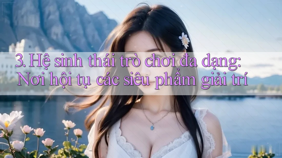 3. Hệ sinh thái trò chơi đa dạng: Nơi hội tụ các siêu phẩm giải trí